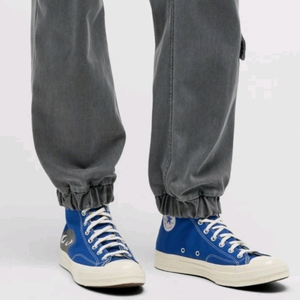 Comme des Garcons x Converse Men's Chuck Taylor High-Top Canvas Sneakers 10